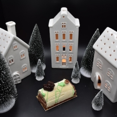 Bûchette crème au beurre vanille