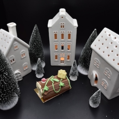 Bûche crème au beurre chocolat 4 pers