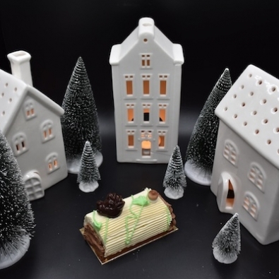 Bûche crème au beurre vanille 4 pers