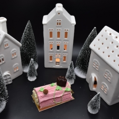 Bûche crème au beurre grand marnier 4 pers